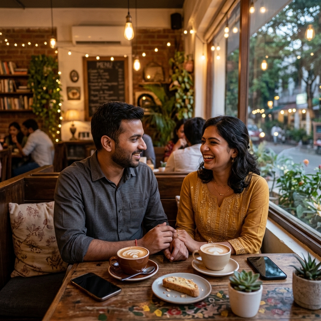 Indian Couple on a Date